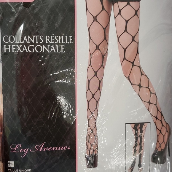 New Hexagon net panty hose by legavenue - Picture 1 of 5